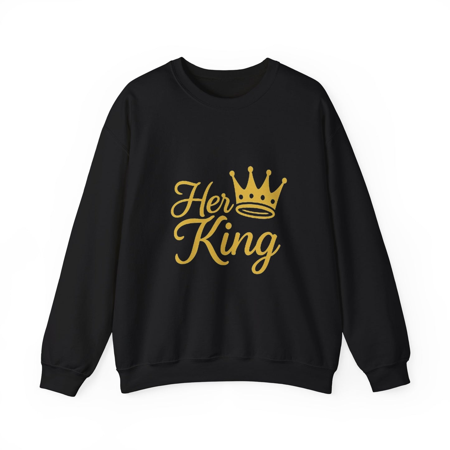 Her King Unisex Crewneck Sweatshirt - Cozy Casual Apparel for Couples