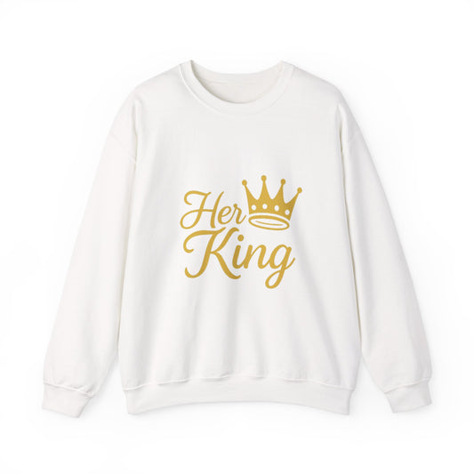 Her King Unisex Crewneck Sweatshirt - Cozy Casual Apparel for Couples