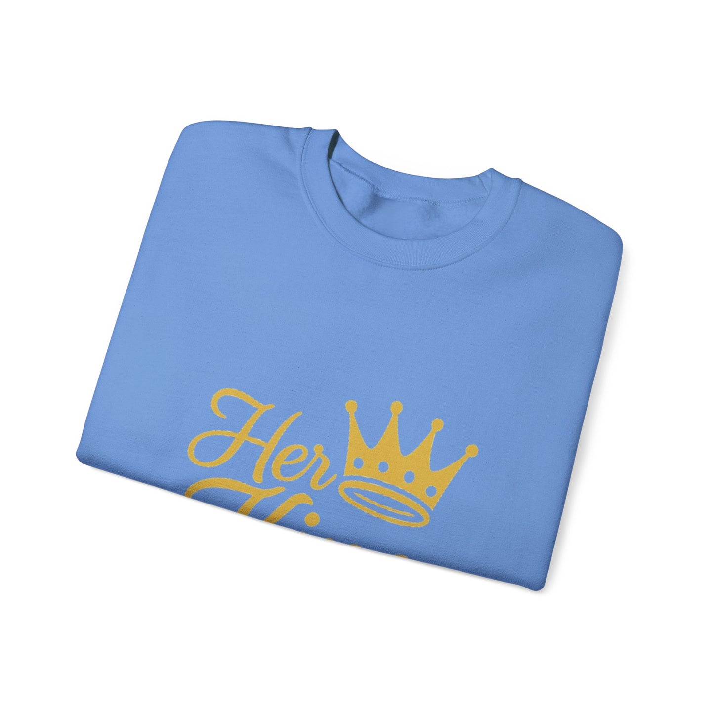 Her King Unisex Crewneck Sweatshirt - Cozy Casual Apparel for Couples