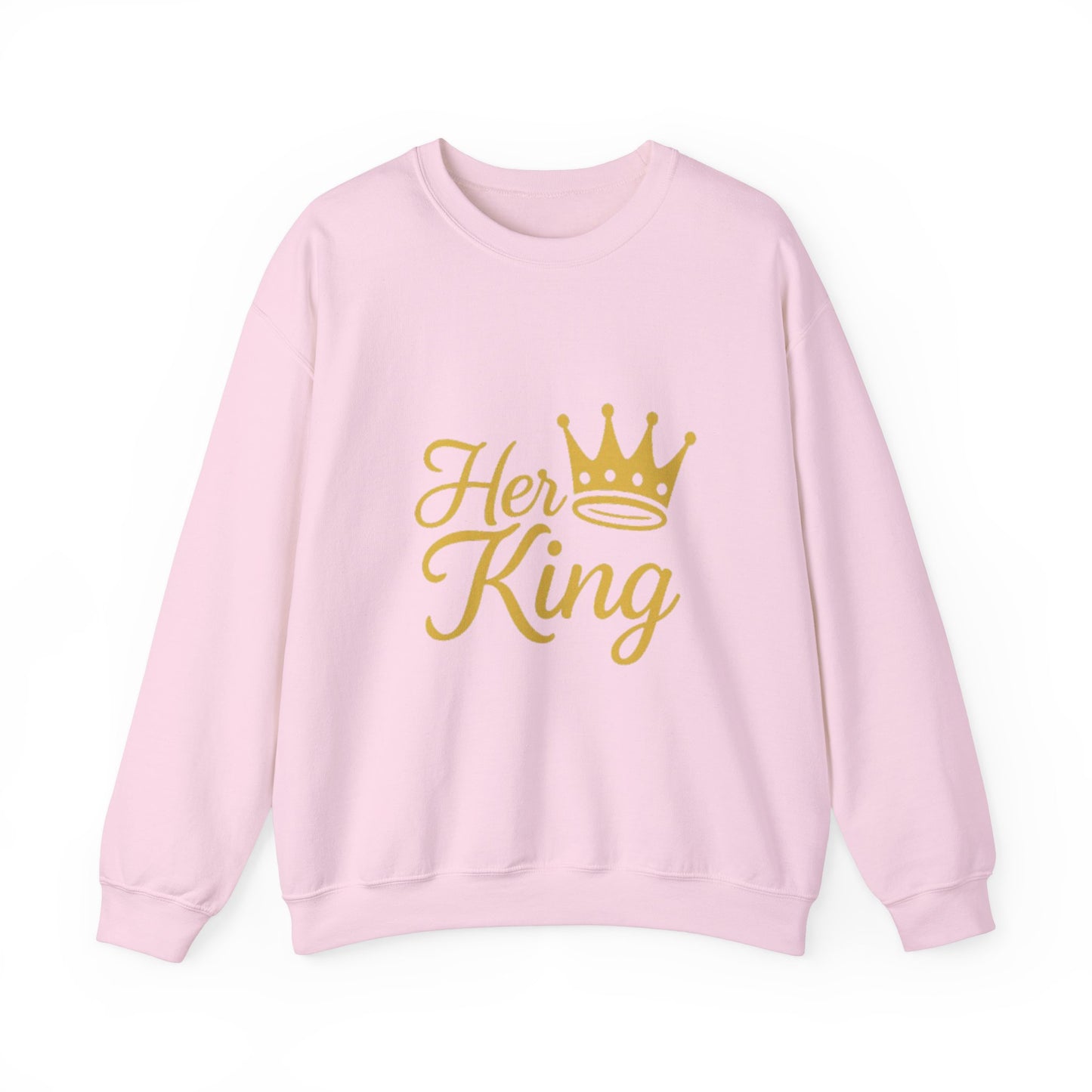 Her King Unisex Crewneck Sweatshirt - Cozy Casual Apparel for Couples