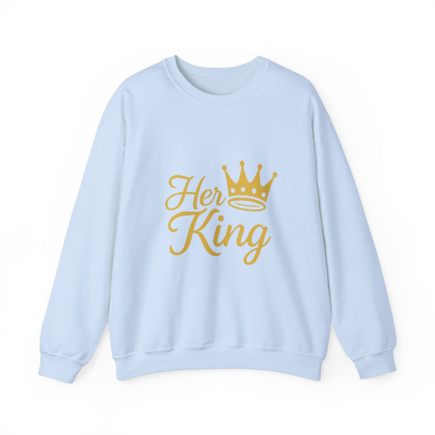 Her King Unisex Crewneck Sweatshirt - Cozy Casual Apparel for Couples