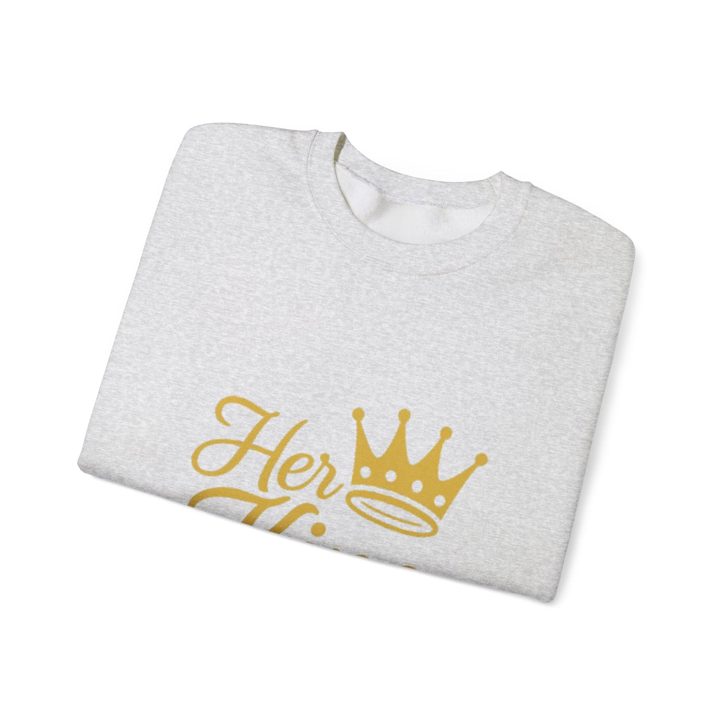 Her King Unisex Crewneck Sweatshirt - Cozy Casual Apparel for Couples