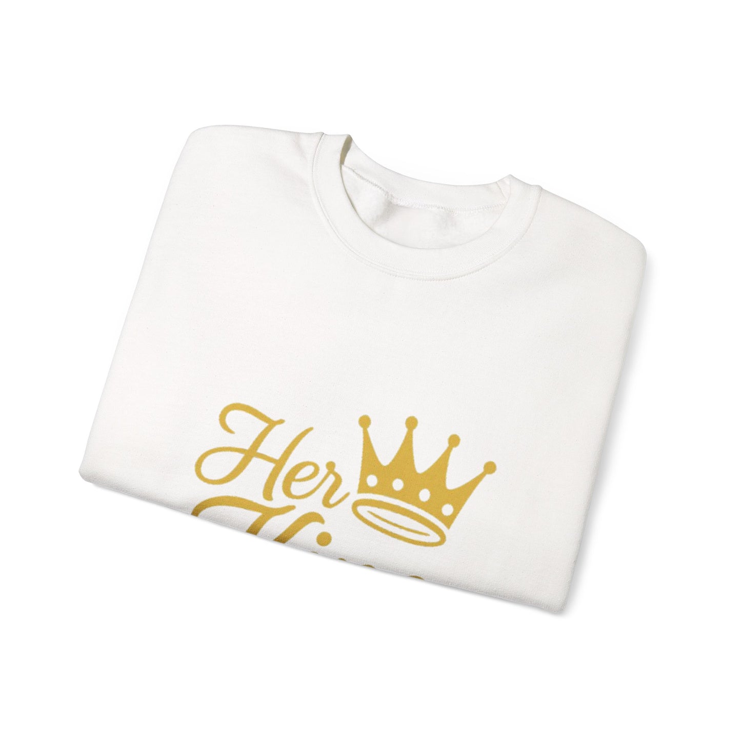 Her King Unisex Crewneck Sweatshirt - Cozy Casual Apparel for Couples