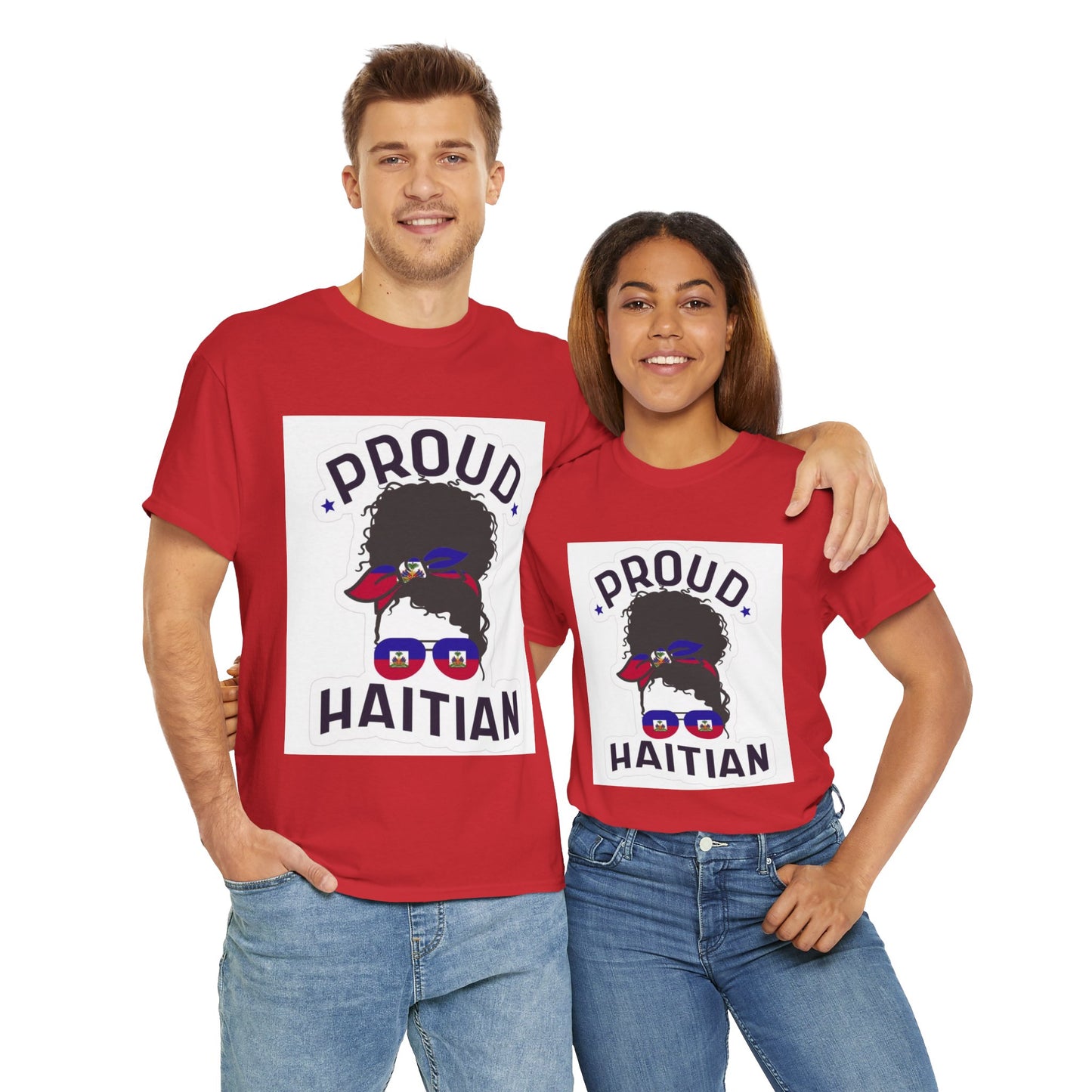 Proud Haitian Unisex Heavy Cotton Tee