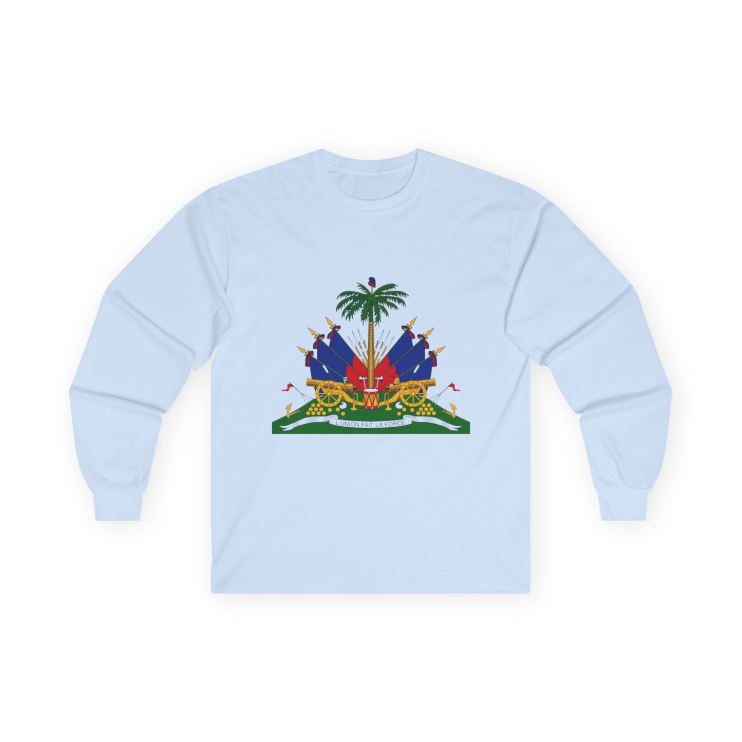 Proud Haitian Heritage Long Sleeve Tee - Unisex Ultra Cotton
