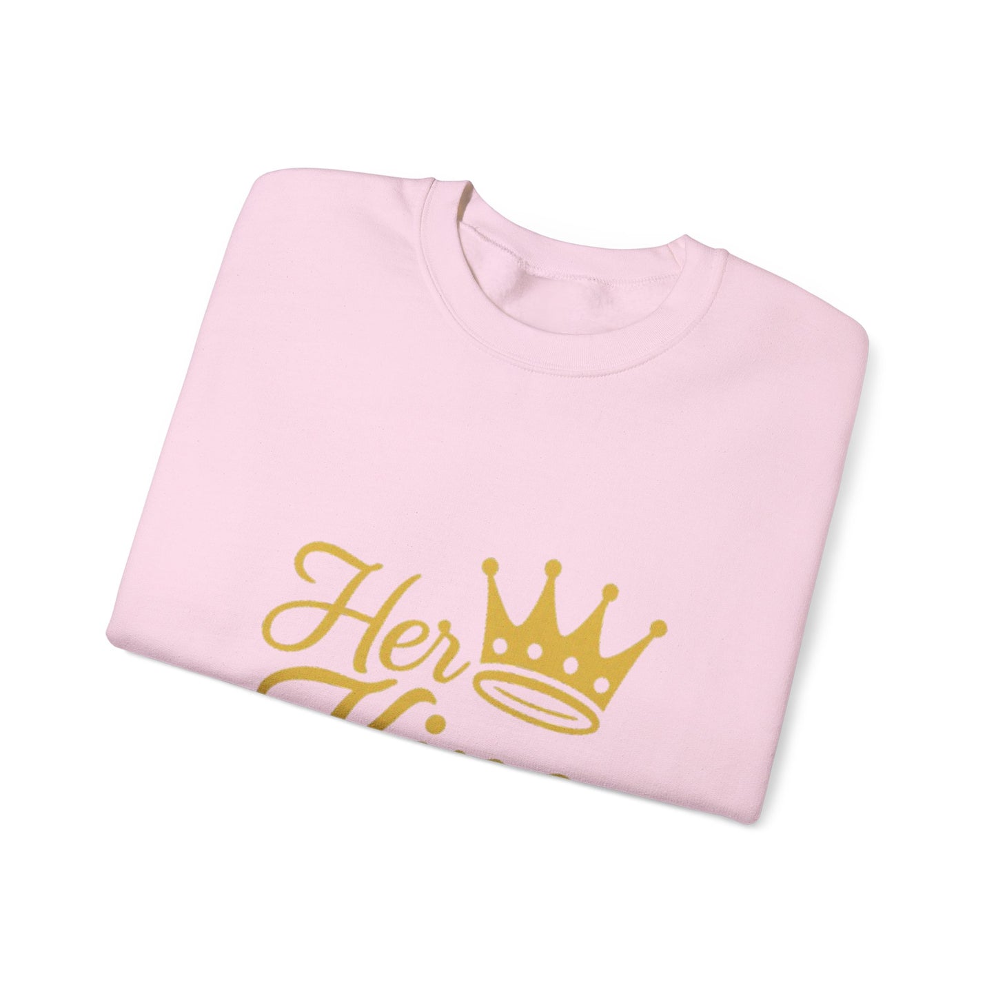 Her King Unisex Crewneck Sweatshirt - Cozy Casual Apparel for Couples