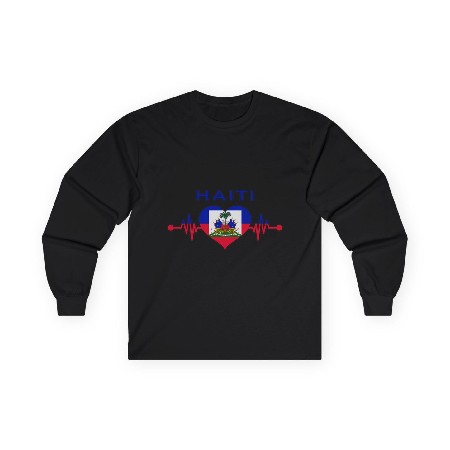 Haiti Heartbeat Long Sleeve Tee – Unisex Ultra Cotton