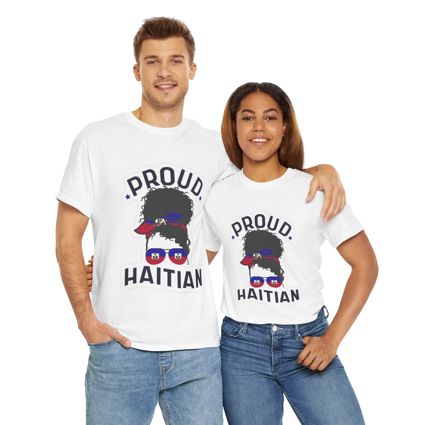 Proud Haitian Unisex Heavy Cotton Tee