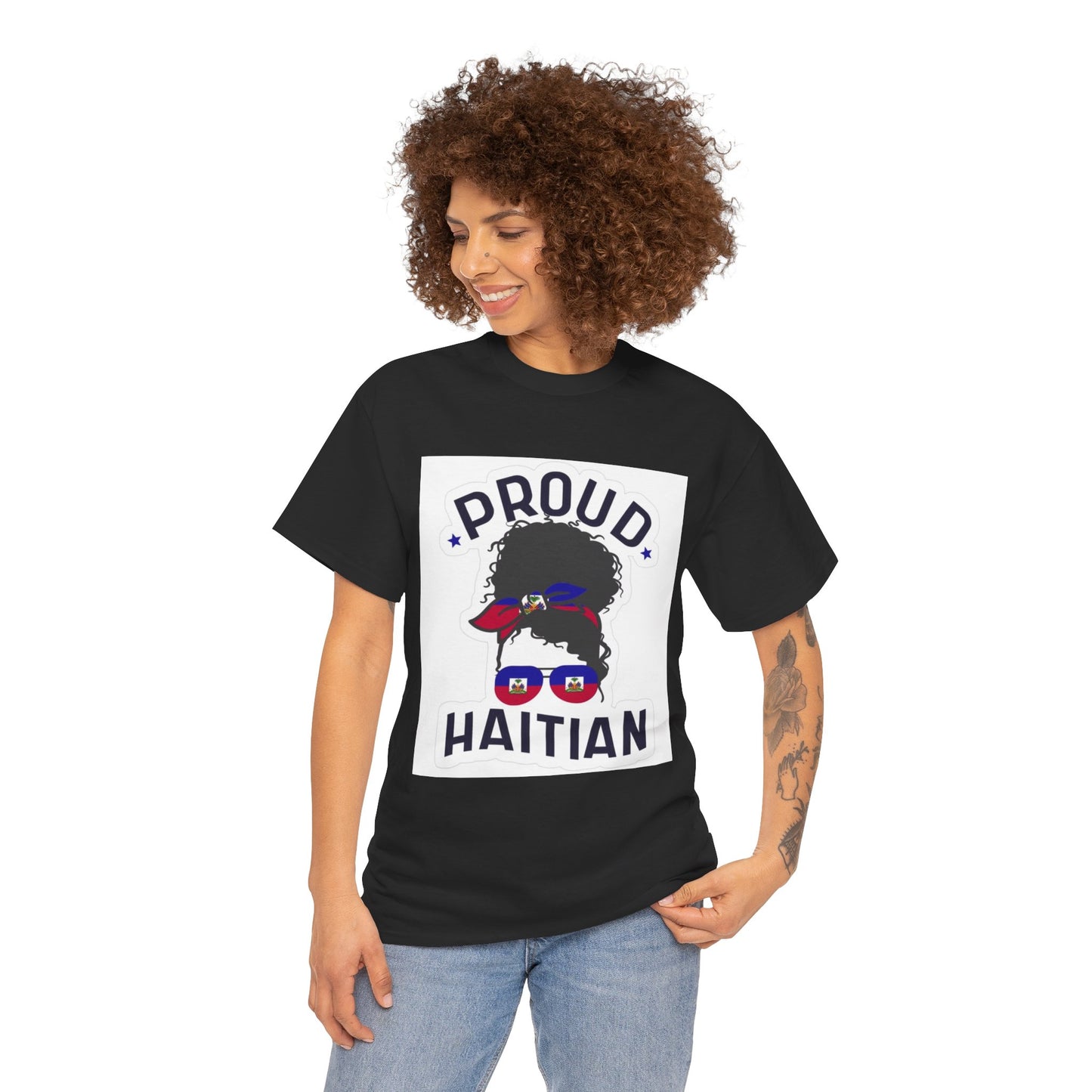 Proud Haitian Unisex Heavy Cotton Tee