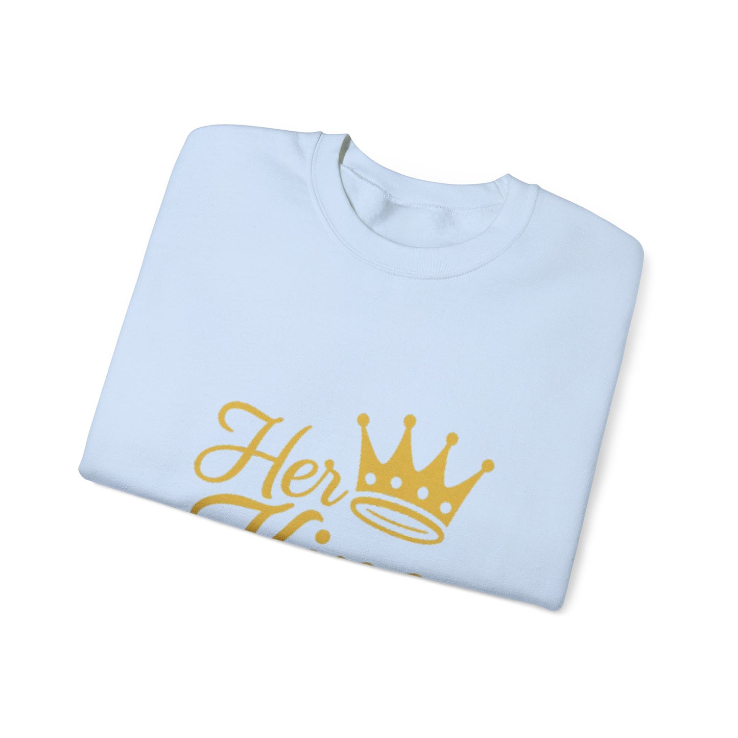 Her King Unisex Crewneck Sweatshirt - Cozy Casual Apparel for Couples