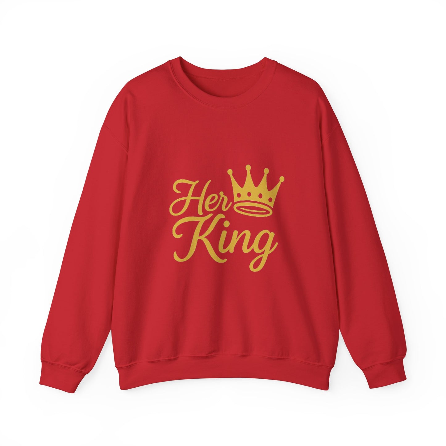Her King Unisex Crewneck Sweatshirt - Cozy Casual Apparel for Couples