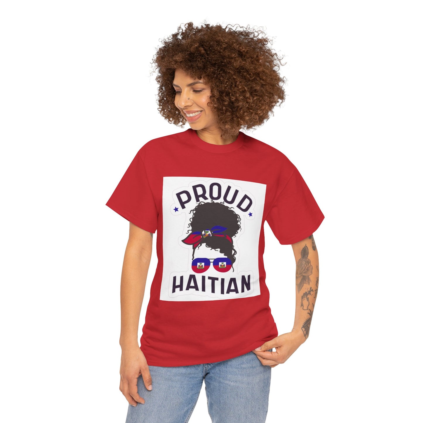 Proud Haitian Unisex Heavy Cotton Tee