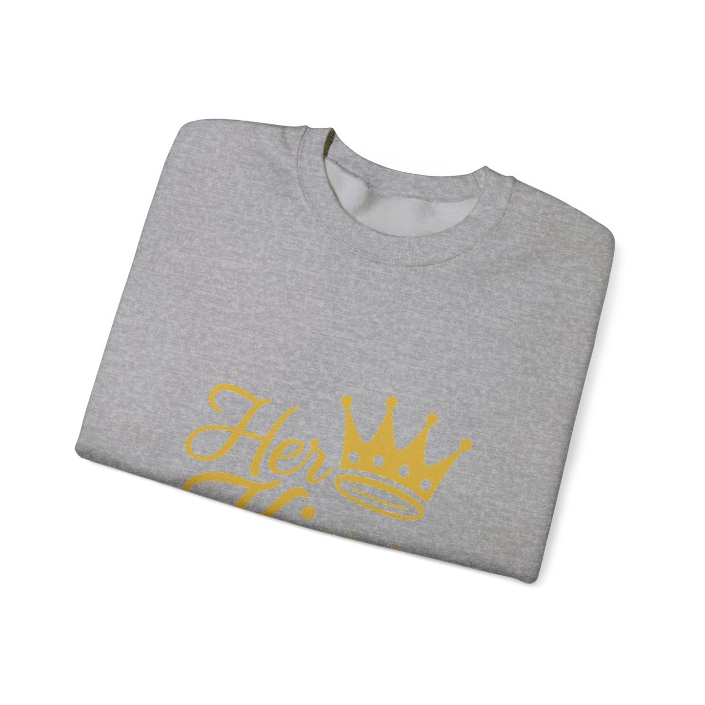 Her King Unisex Crewneck Sweatshirt - Cozy Casual Apparel for Couples