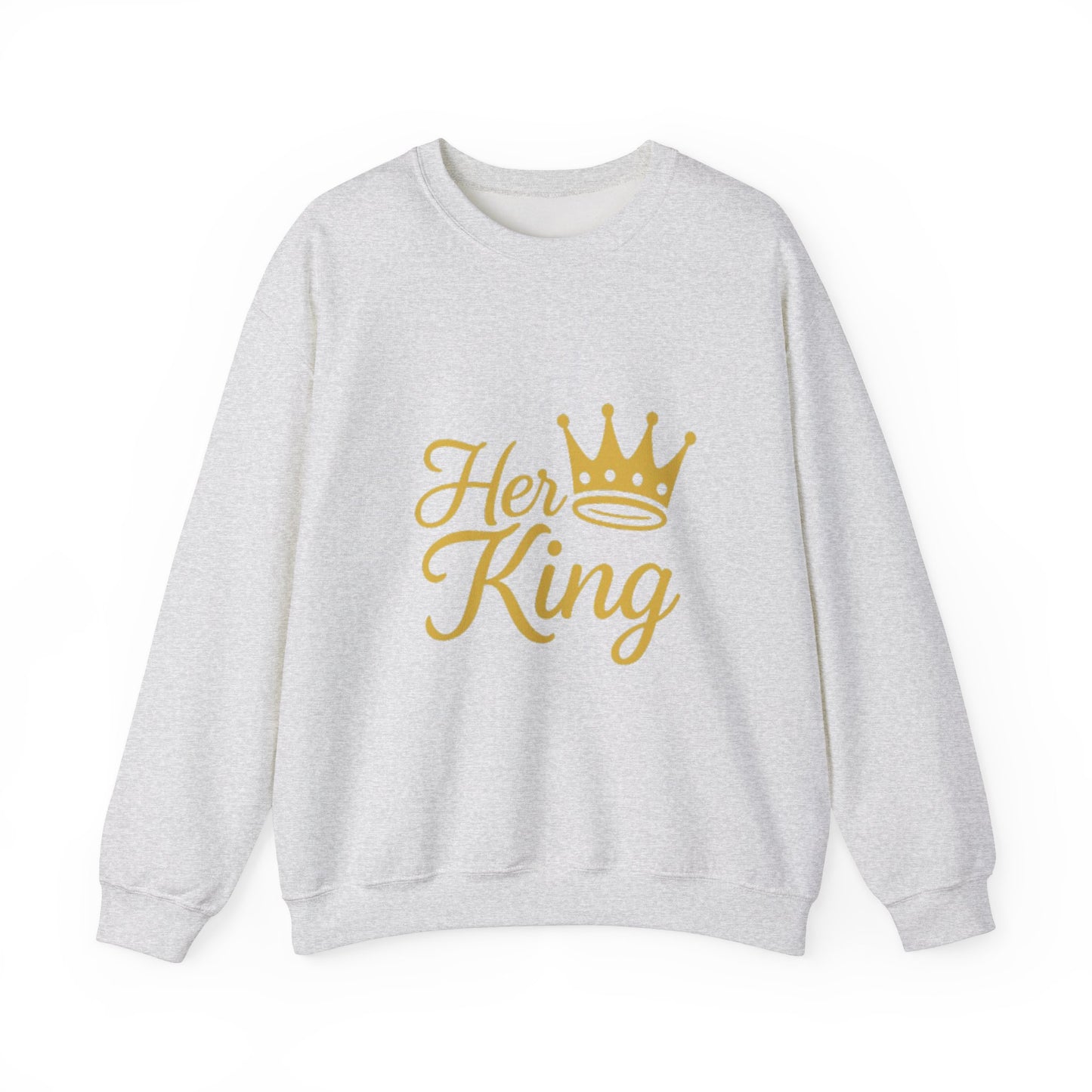 Her King Unisex Crewneck Sweatshirt - Cozy Casual Apparel for Couples