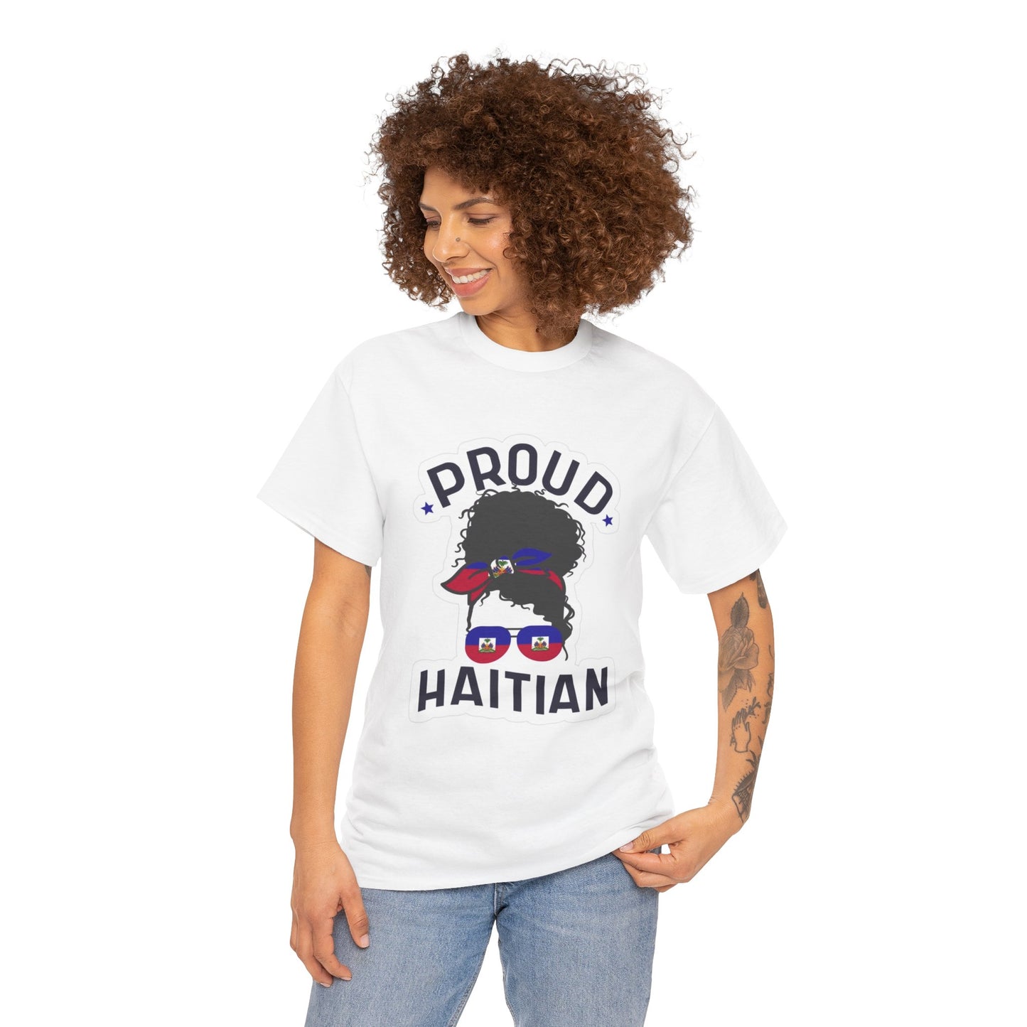 Proud Haitian Unisex Heavy Cotton Tee