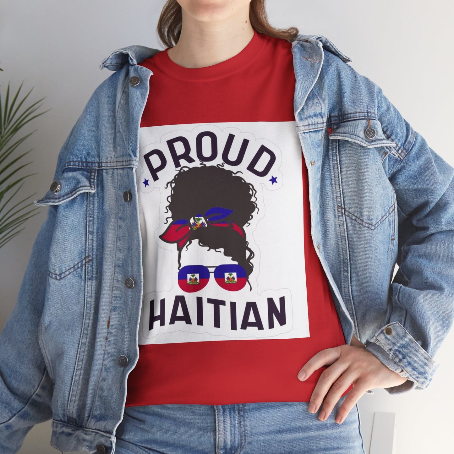 Proud Haitian Unisex Heavy Cotton Tee