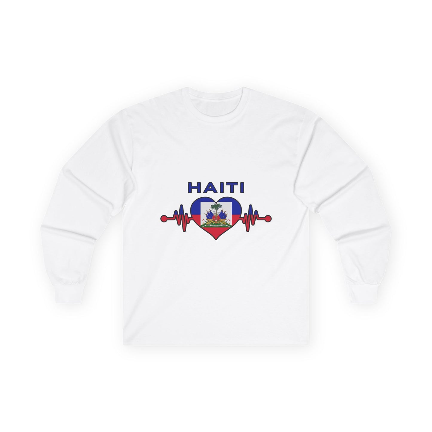 Haiti Heartbeat Long Sleeve Tee – Unisex Ultra Cotton