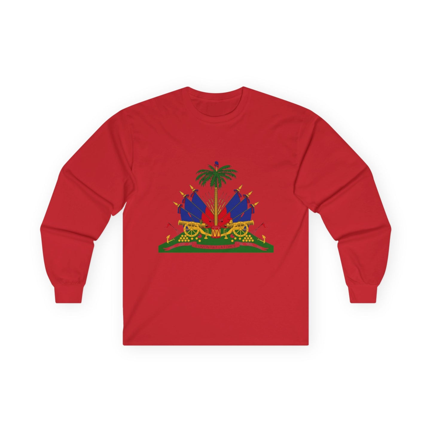 Proud Haitian Heritage Long Sleeve Tee - Unisex Ultra Cotton