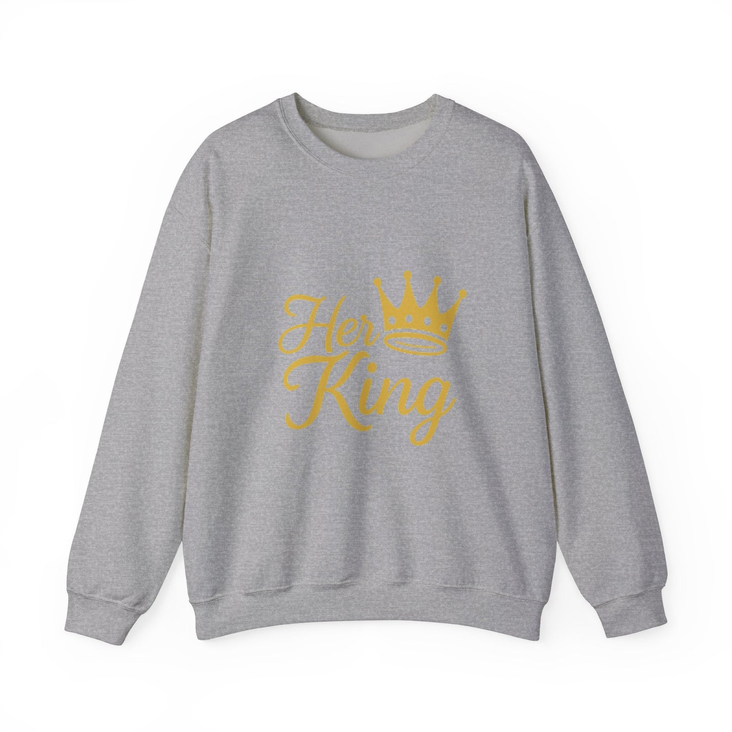 Her King Unisex Crewneck Sweatshirt - Cozy Casual Apparel for Couples