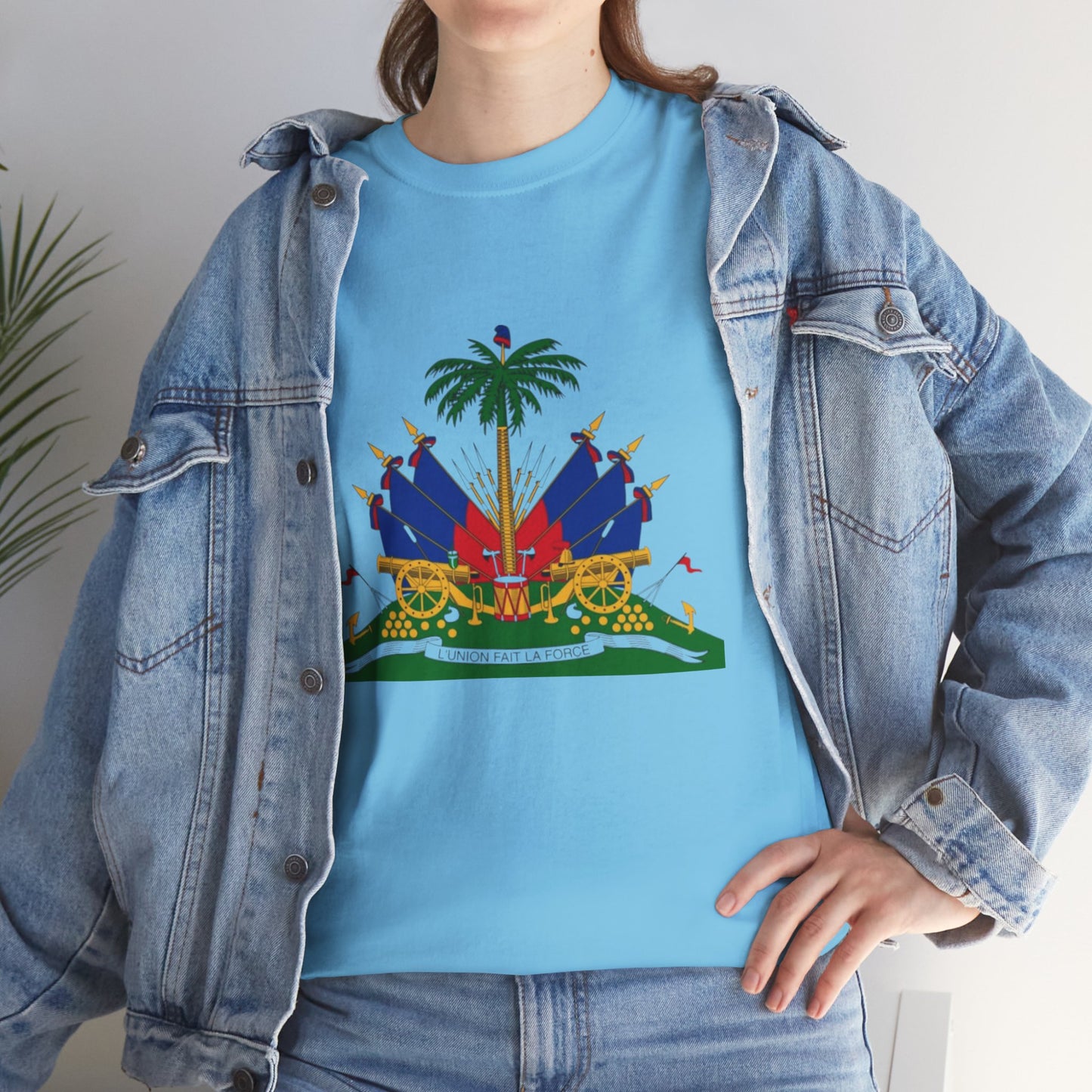Haitian Pride Unisex Heavy Cotton Tee - Celebrate Culture & Heritage