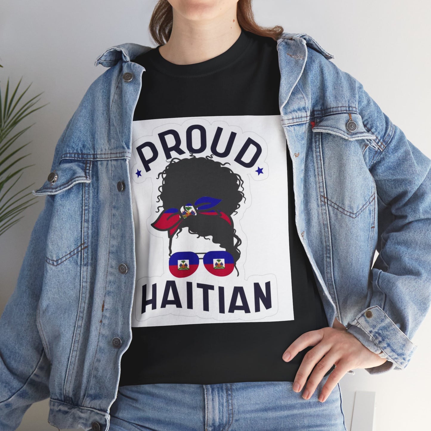 Proud Haitian Unisex Heavy Cotton Tee