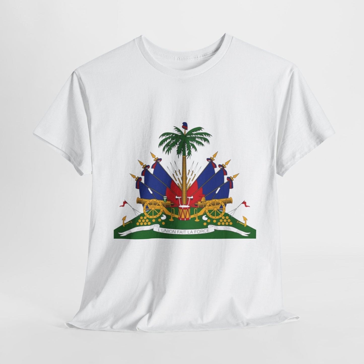 Haitian Pride Unisex Heavy Cotton Tee - Celebrate Culture & Heritage