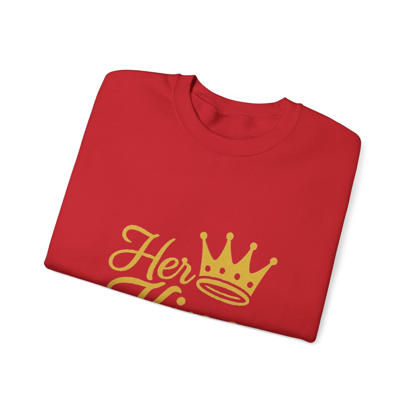 Her King Unisex Crewneck Sweatshirt - Cozy Casual Apparel for Couples