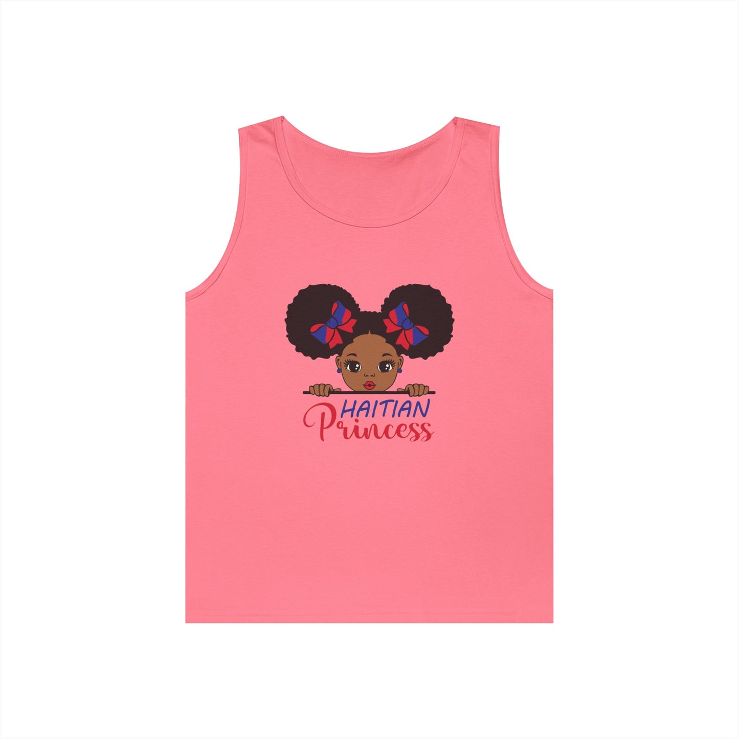 Haitian Princess Unisex Heavy Cotton Tank Top - Celebrating Culture and Pride