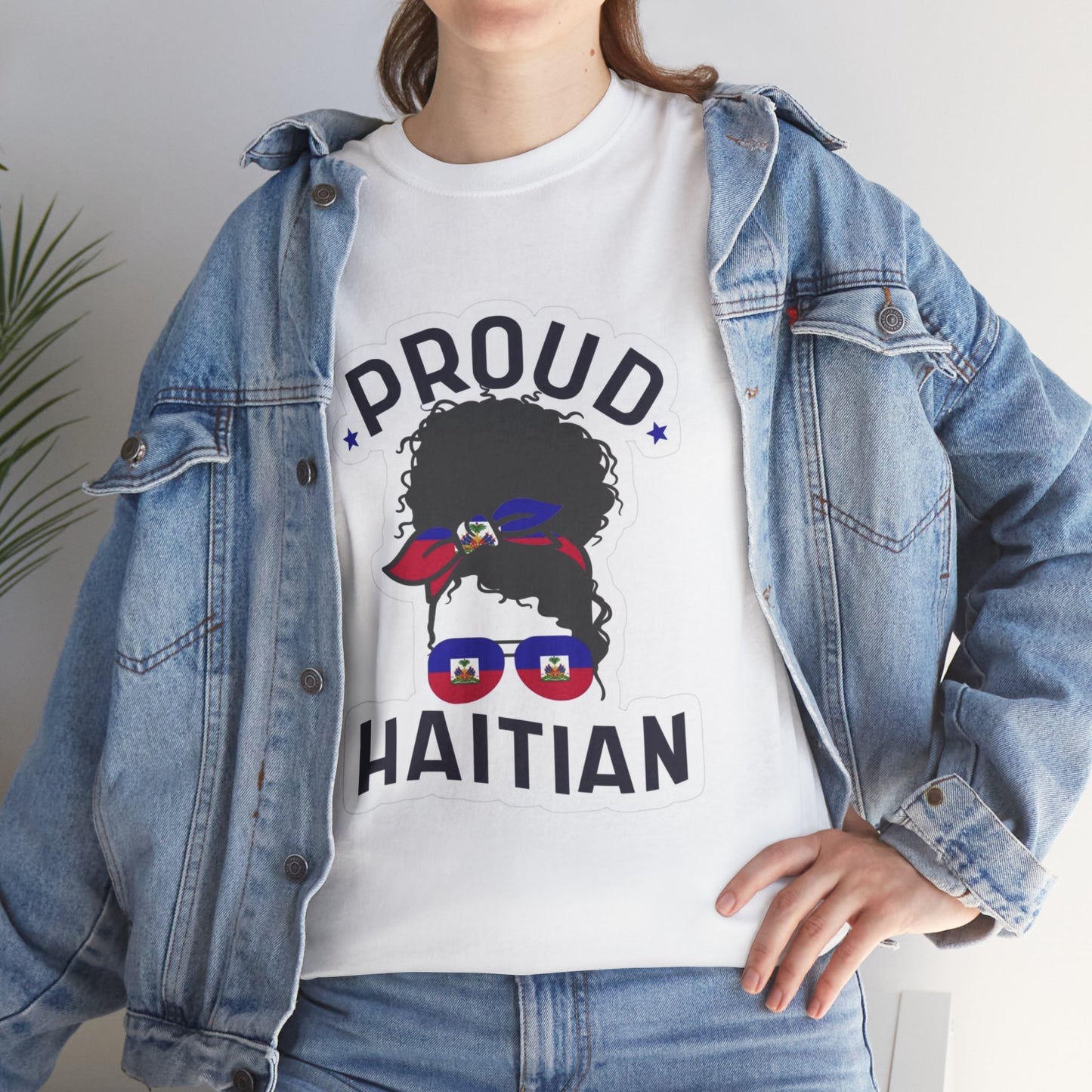 Proud Haitian Unisex Heavy Cotton Tee