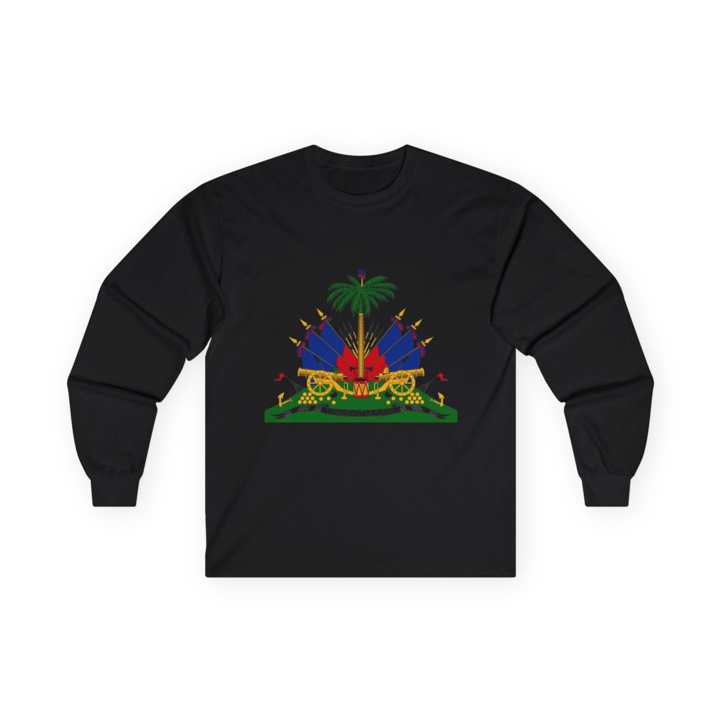 Proud Haitian Heritage Long Sleeve Tee - Unisex Ultra Cotton