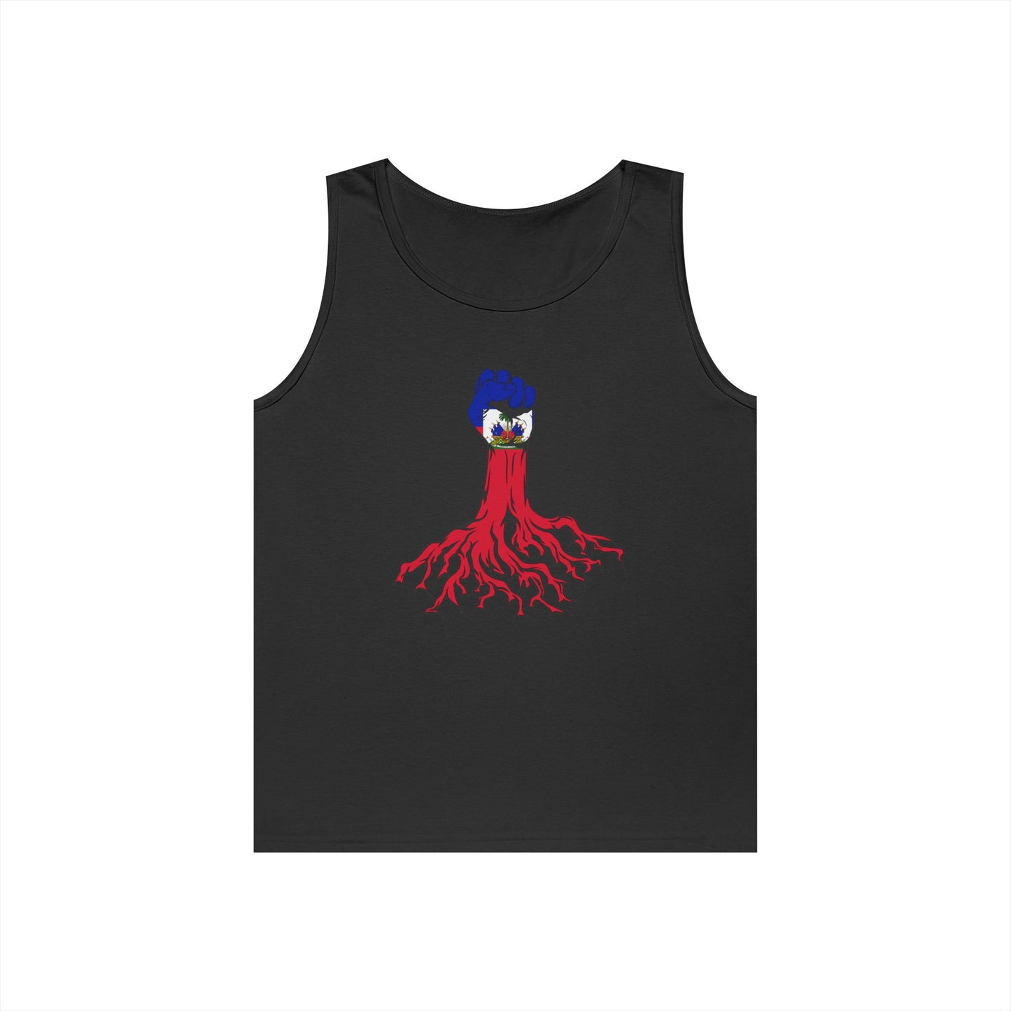 Unisex Heavy Cotton Tank Top - Bold Octopus Design for Ocean Lovers