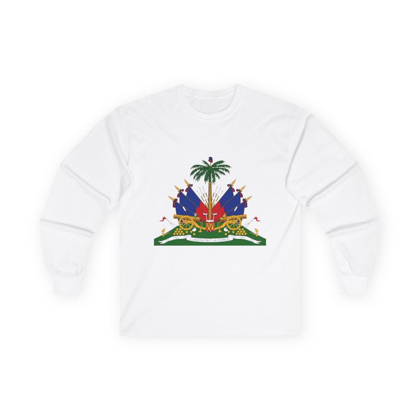 Proud Haitian Heritage Long Sleeve Tee - Unisex Ultra Cotton