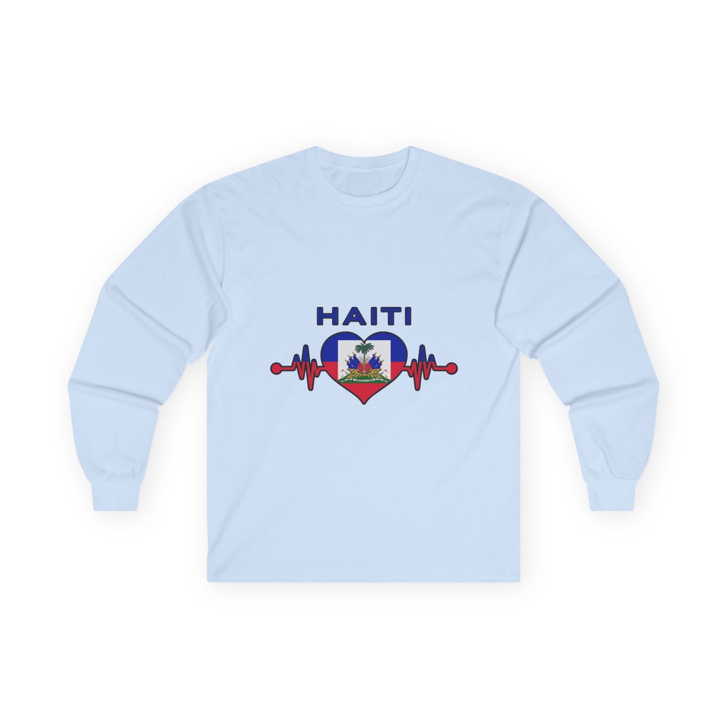 Haiti Heartbeat Long Sleeve Tee – Unisex Ultra Cotton