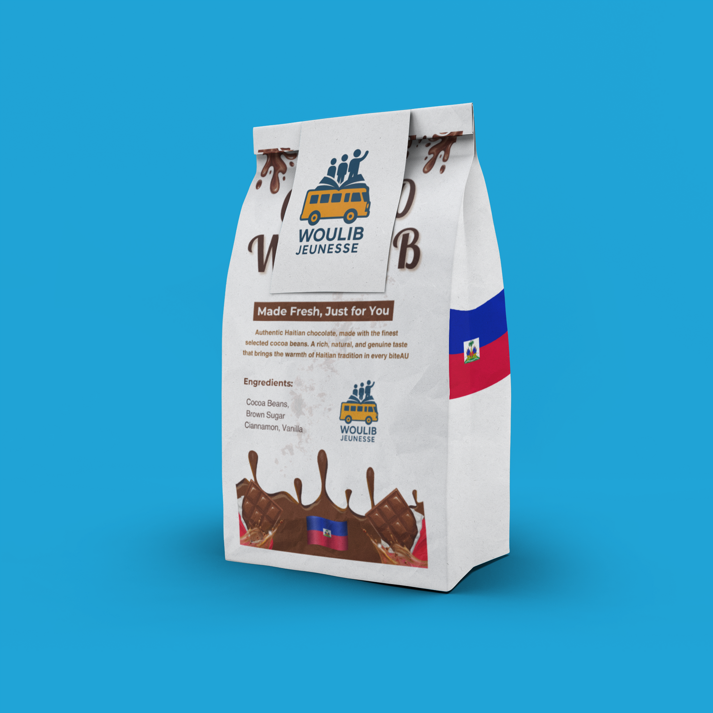 Choko Woulib Haitian Handmade Chocolate - Natural & Delicious Authentic Haitian Chocolates Made Fresh Just for You