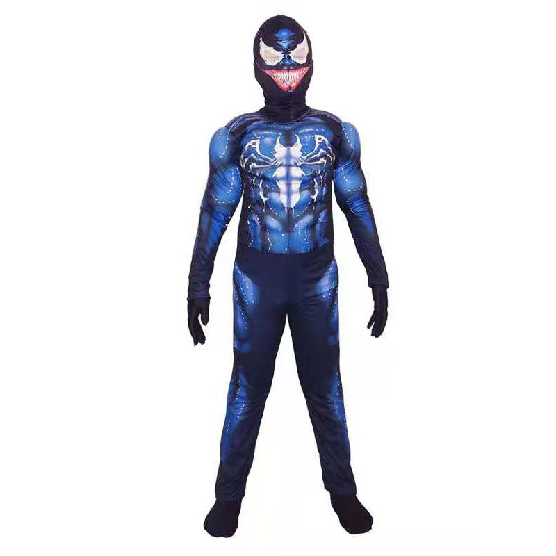 Kids Halloween Superhero Costume with Mask & Cape – Boys/Girls Cosplay Outfit