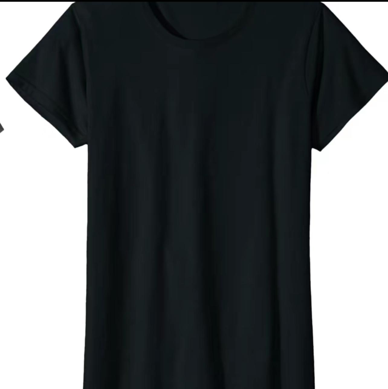 T-Chin Sos PWA Ayisyen Men's Original Design Black Fitted Crew Neck T-Shirt with Cuff Sleeves Classic Ink Bottle Graphic Medium Size Cotton Tee