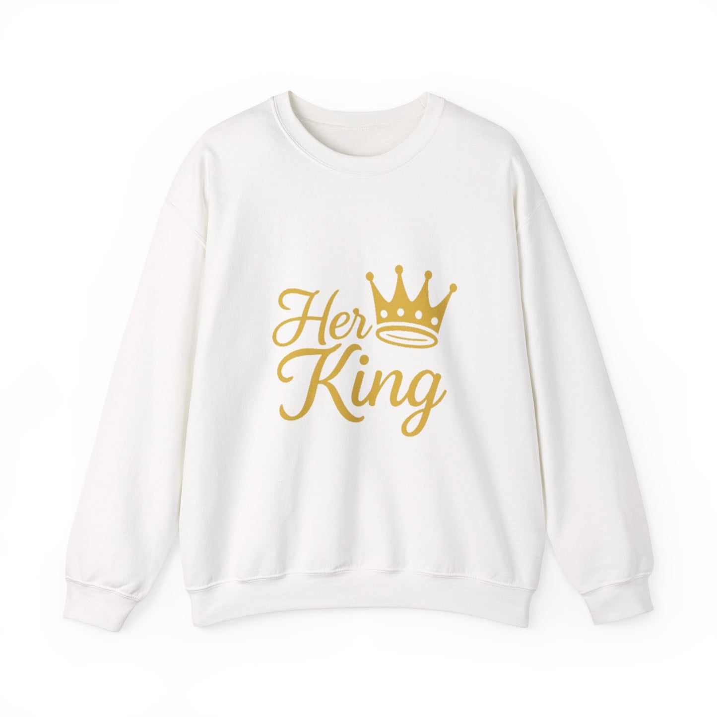 Her King Unisex Crewneck Sweatshirt - Cozy Casual Apparel for Couples