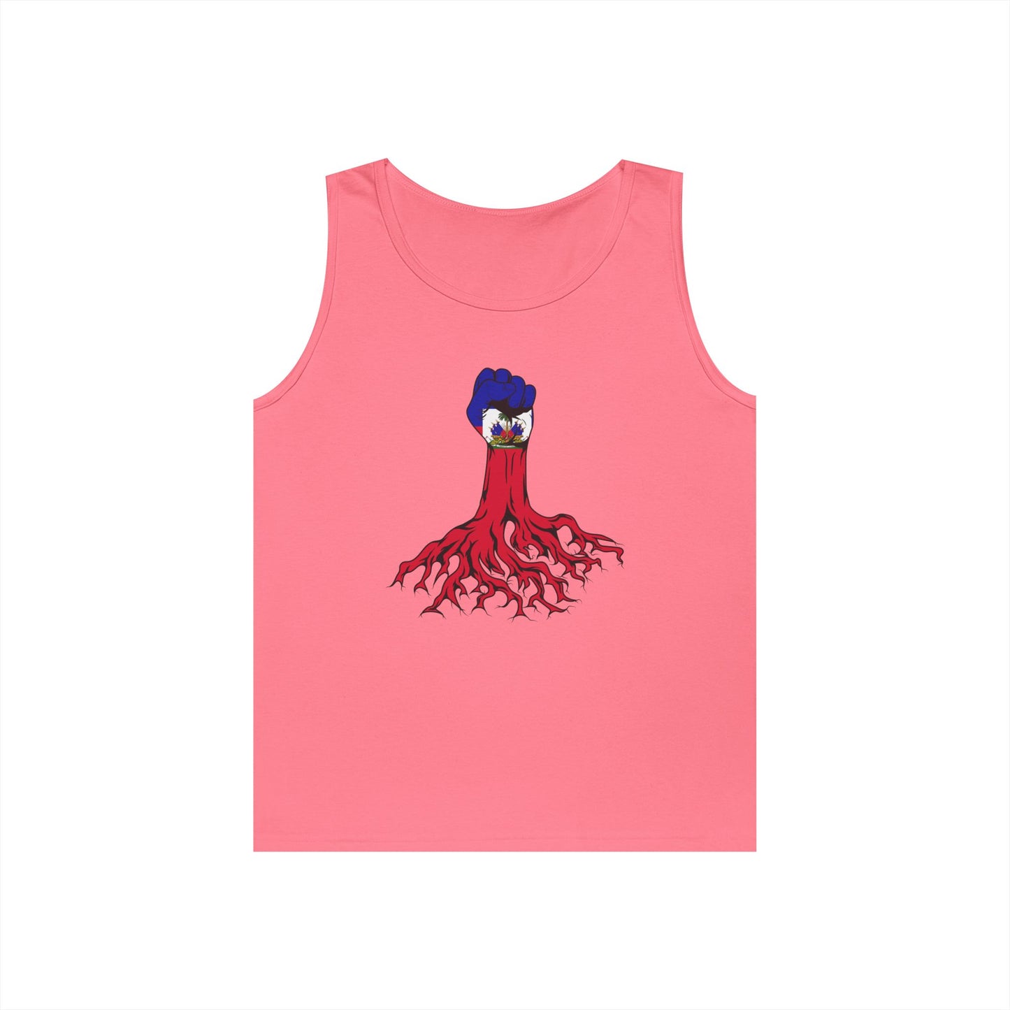 Unisex Heavy Cotton Tank Top - Bold Octopus Design for Ocean Lovers