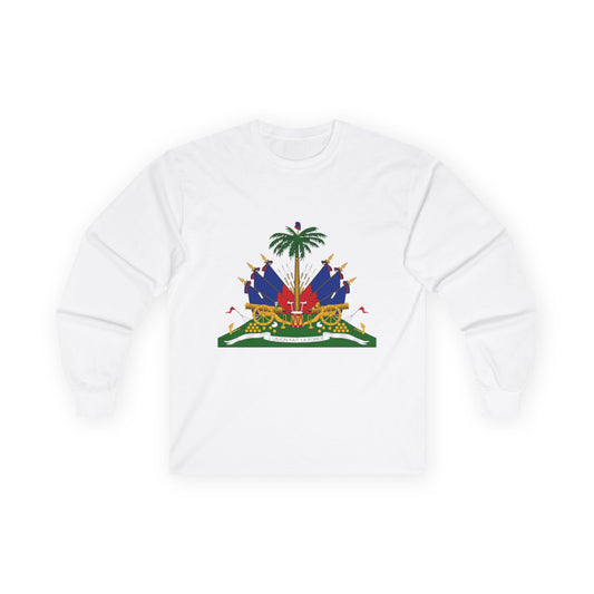 Proud Haitian Heritage Long Sleeve Tee - Unisex Ultra Cotton