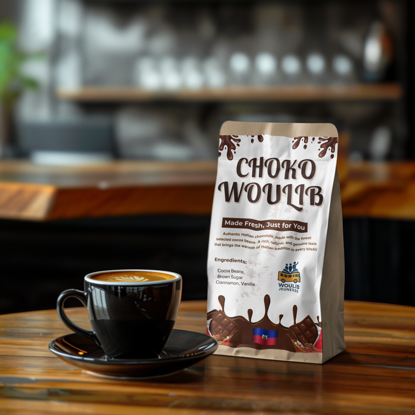 Choko Woulib Haitian Handmade Chocolate - Natural & Delicious Authentic Haitian Chocolates Made Fresh Just for You