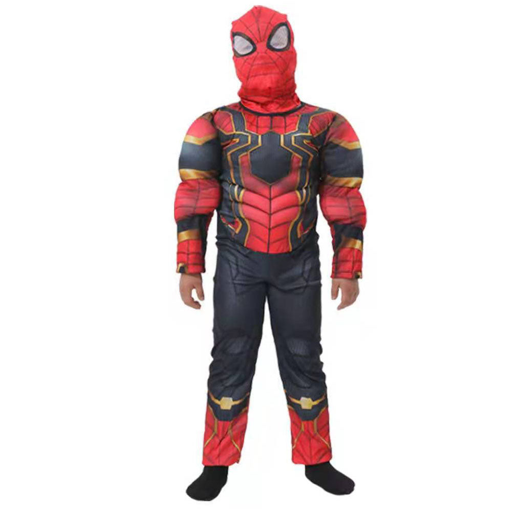 Kids Halloween Superhero Costume with Mask & Cape – Boys/Girls Cosplay Outfit