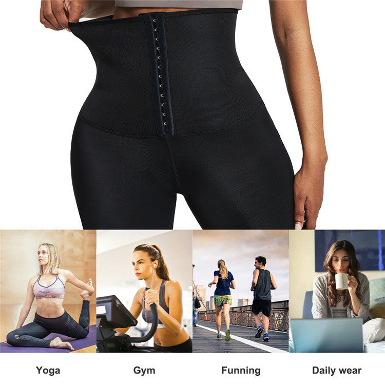 High Waist Sauna Pants for Women – Sweat Shapewear Leggings, Slimming Workout & Fitness Tights